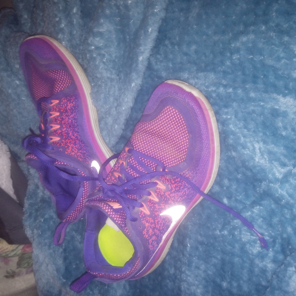 Nike Purple and Pink Running Shoes